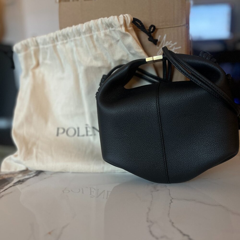 Polene Beri bag (new), textured, black
